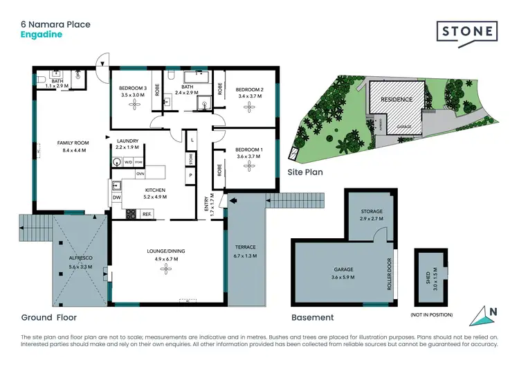 Floorplan of Homely house listing, 6 Namara Place, Engadine NSW 2233