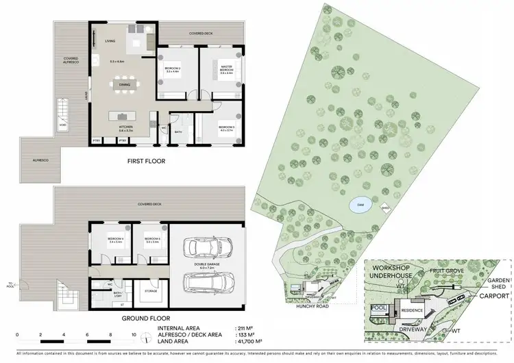 Floorplan of Homely rural property listing, 410 Hunchy Road, Hunchy QLD 4555