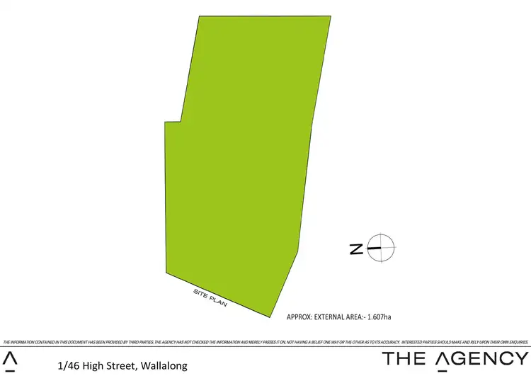 Floorplan of Homely land listing, 1/46 High Street, Wallalong NSW 2320