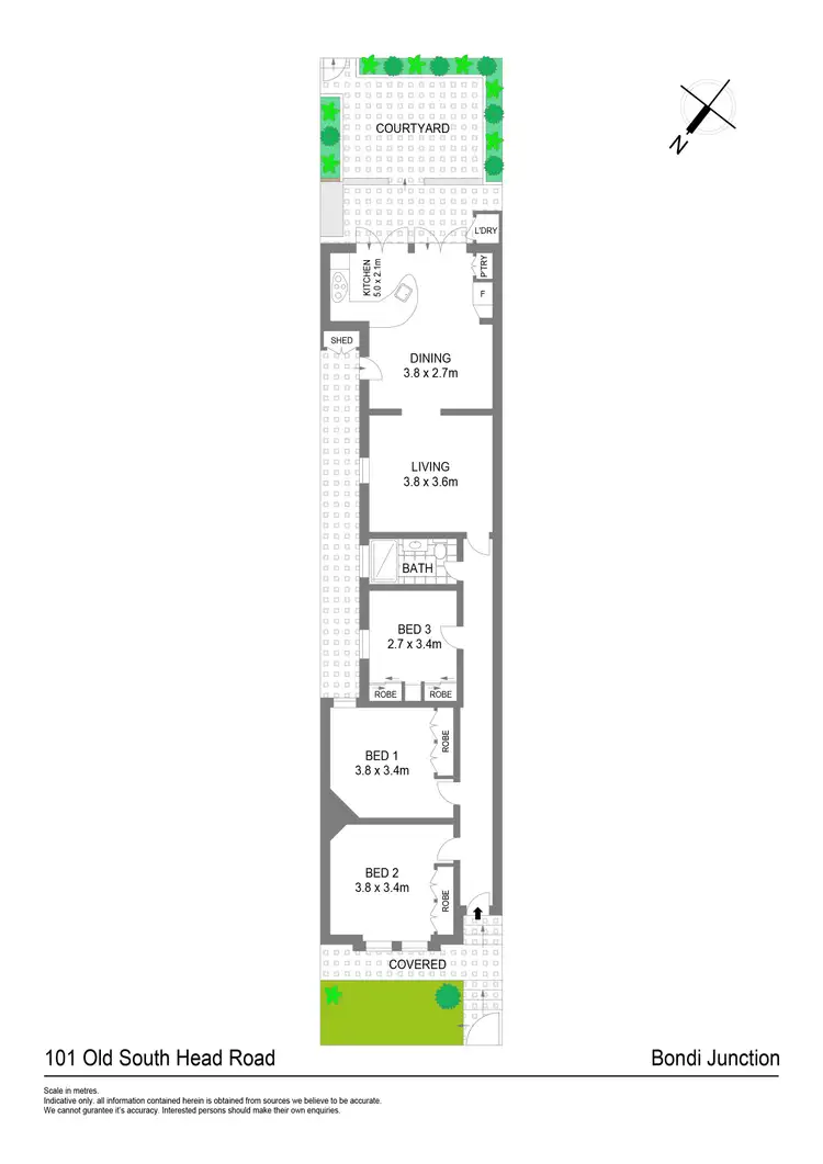 Floorplan of Homely house listing, 101 Old South Head Road, Bondi Junction NSW 2022