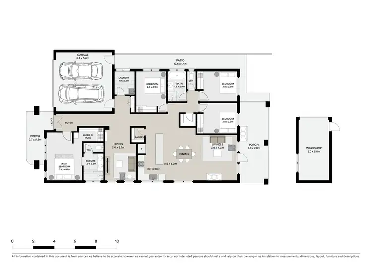 Floorplan of Homely house listing, 15A McSwiney Court, Leneva VIC 3691