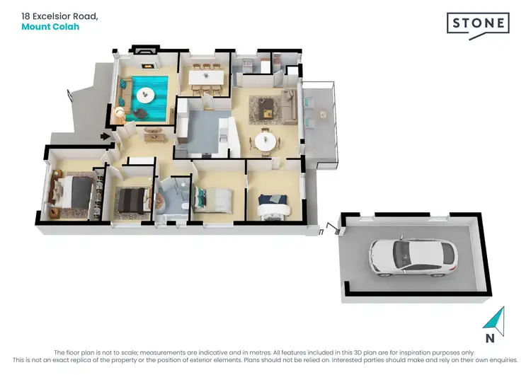 Floorplan of Homely house listing, 18 Excelsior Road, Mount Colah NSW 2079