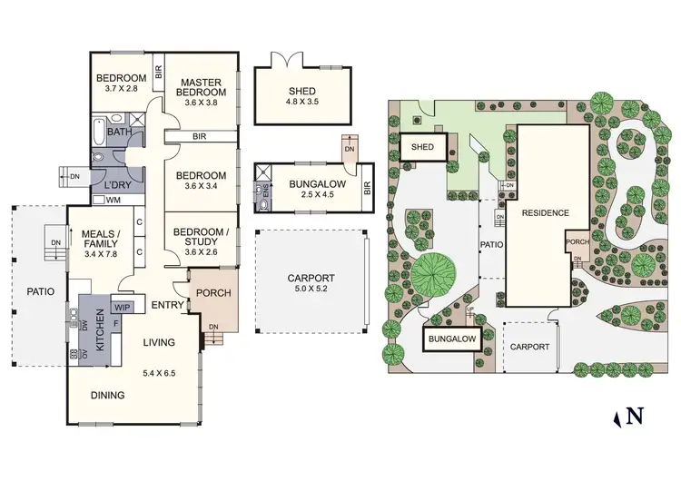 Floorplan of Homely house listing, 17 Witham Drive, Coldstream VIC 3770