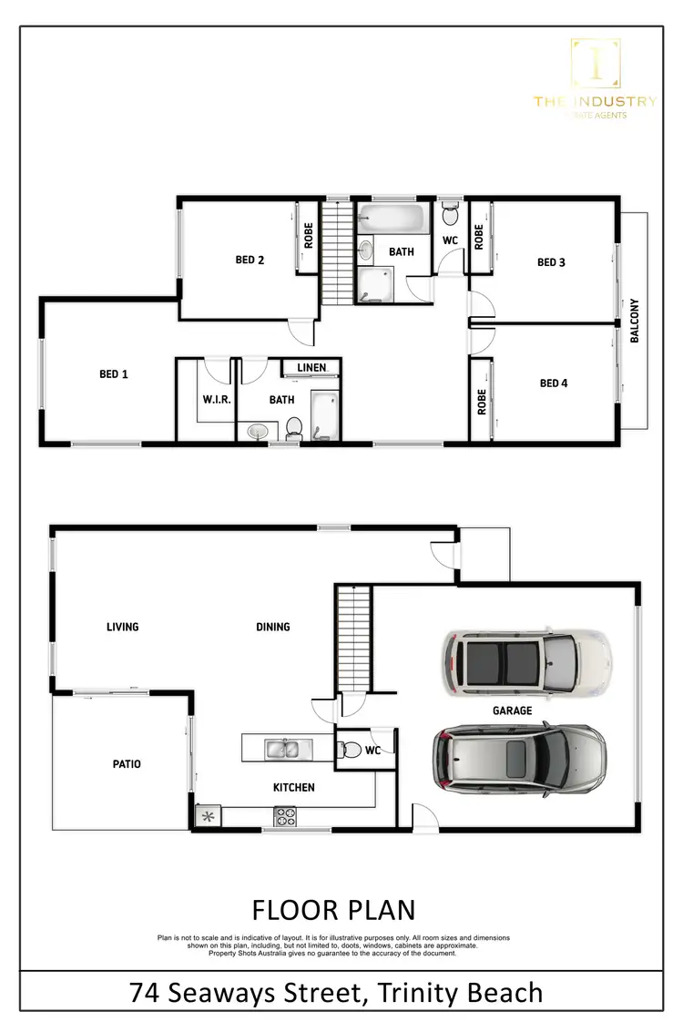 Floorplan of Homely house listing, 74 Seaways Street, Trinity Beach QLD 4879