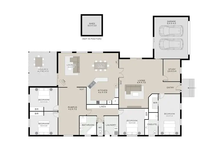Floorplan of Homely house listing, 51 Poplar Parade, Youngtown TAS 7249
