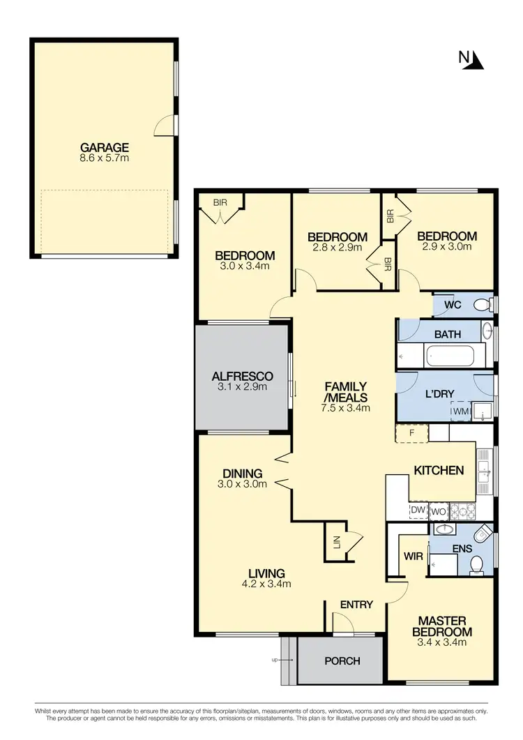 Floorplan of Homely house listing, 37 Tarella Drive, Keilor Downs VIC 3038