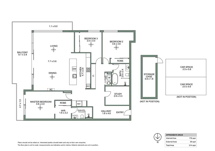 Floorplan of Homely apartment listing, 401/1 Mawson Close, Caves Beach NSW 2281