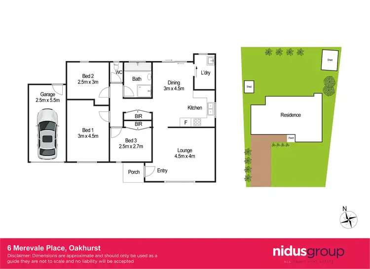 Floorplan of Homely house listing, 6 Merevale Place, Oakhurst NSW 2761