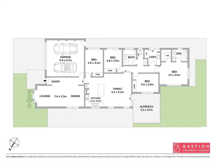 Floorplan of Homely house listing, 9 Forace Street, Casey ACT 2913