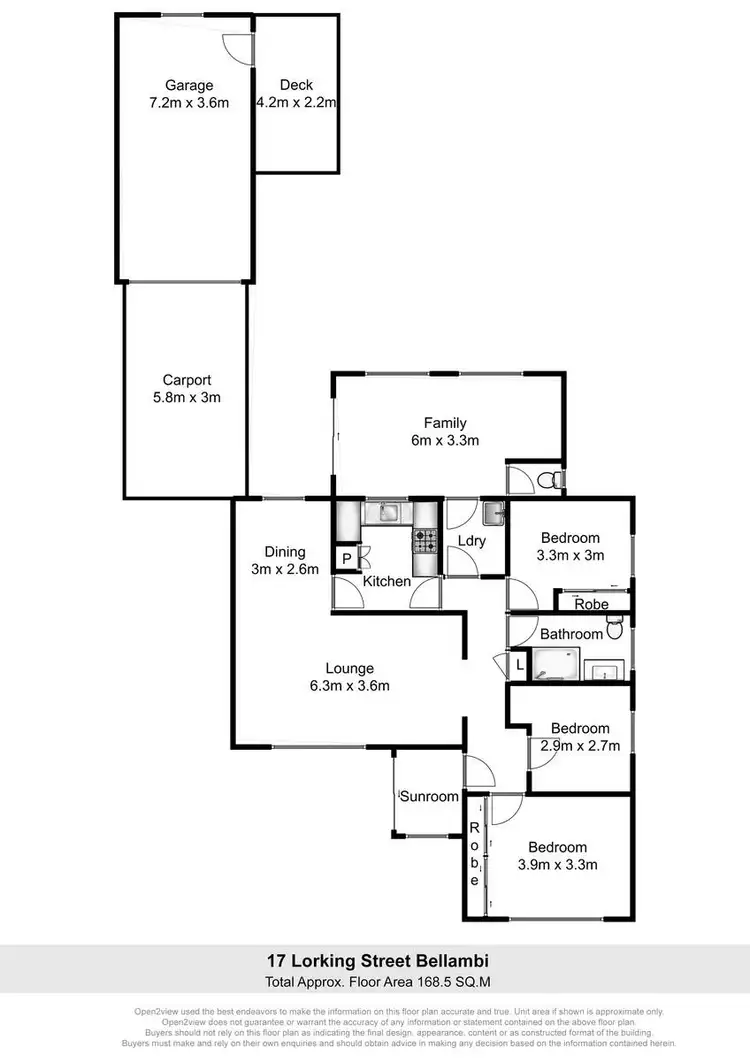 Floorplan of Homely house listing, 17 Lorking Street, Bellambi NSW 2518