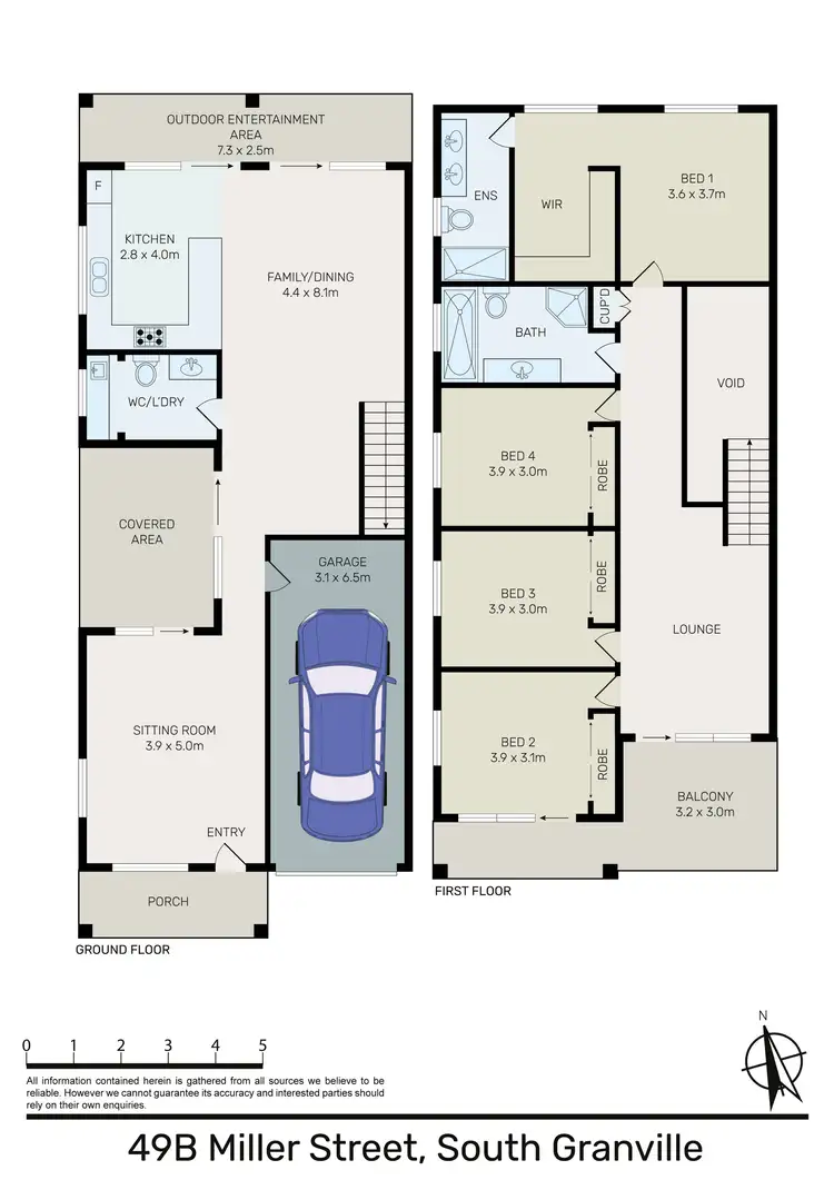 Floorplan of Homely house listing, 49b Miller Street, Granville NSW 2142