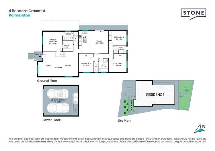 Floorplan of Homely house listing, 4 Bendora Crescent, Palmerston ACT 2913