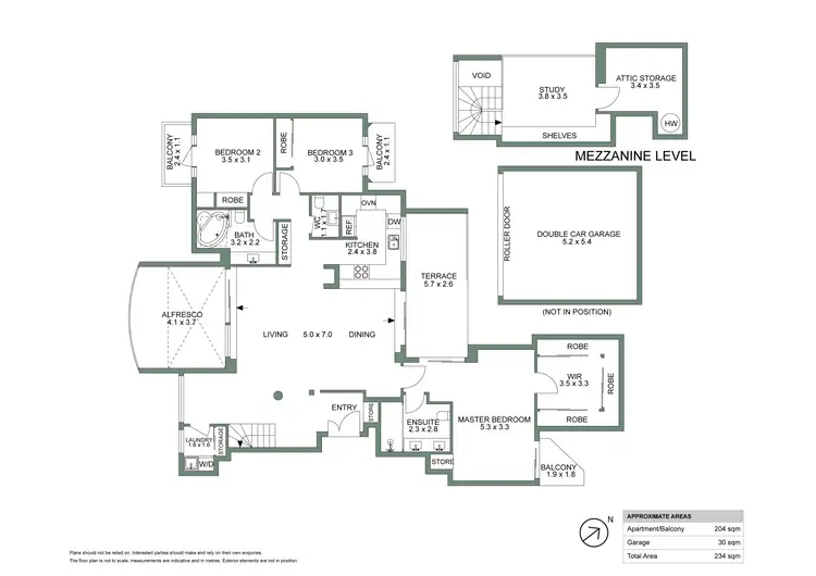Floorplan of Homely unit listing, Penthouse1/5-9 Everton Street, Pymble NSW 2073