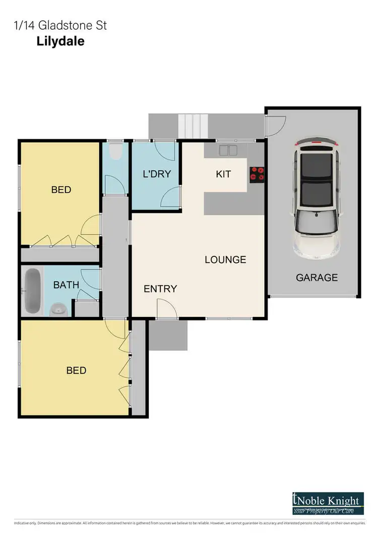 Floorplan of Homely unit listing, 1/14 Gladstone Street, Lilydale VIC 3140