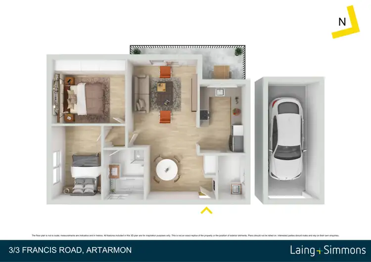 Floorplan of Homely apartment listing, 3/3 Francis Road, Artarmon NSW 2064