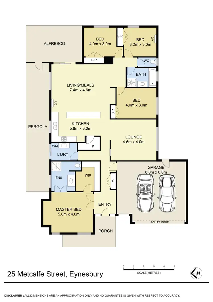 Floorplan of Homely house listing, 25 Metcalfe Street, Eynesbury VIC 3338