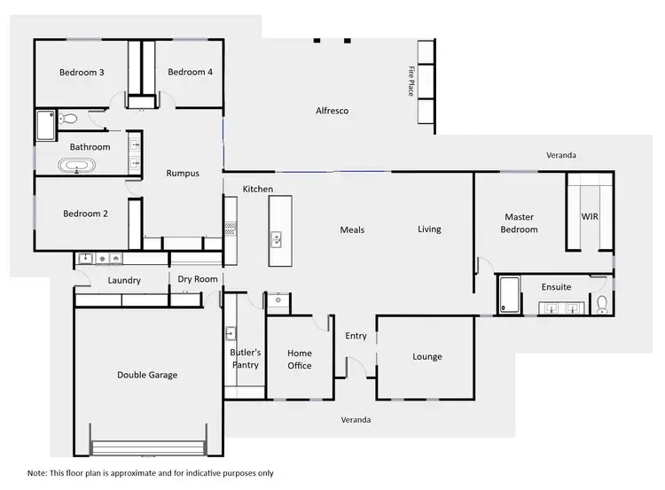 Floorplan of Homely house listing, 41 Moontongue Drive, Gol Gol NSW 2738