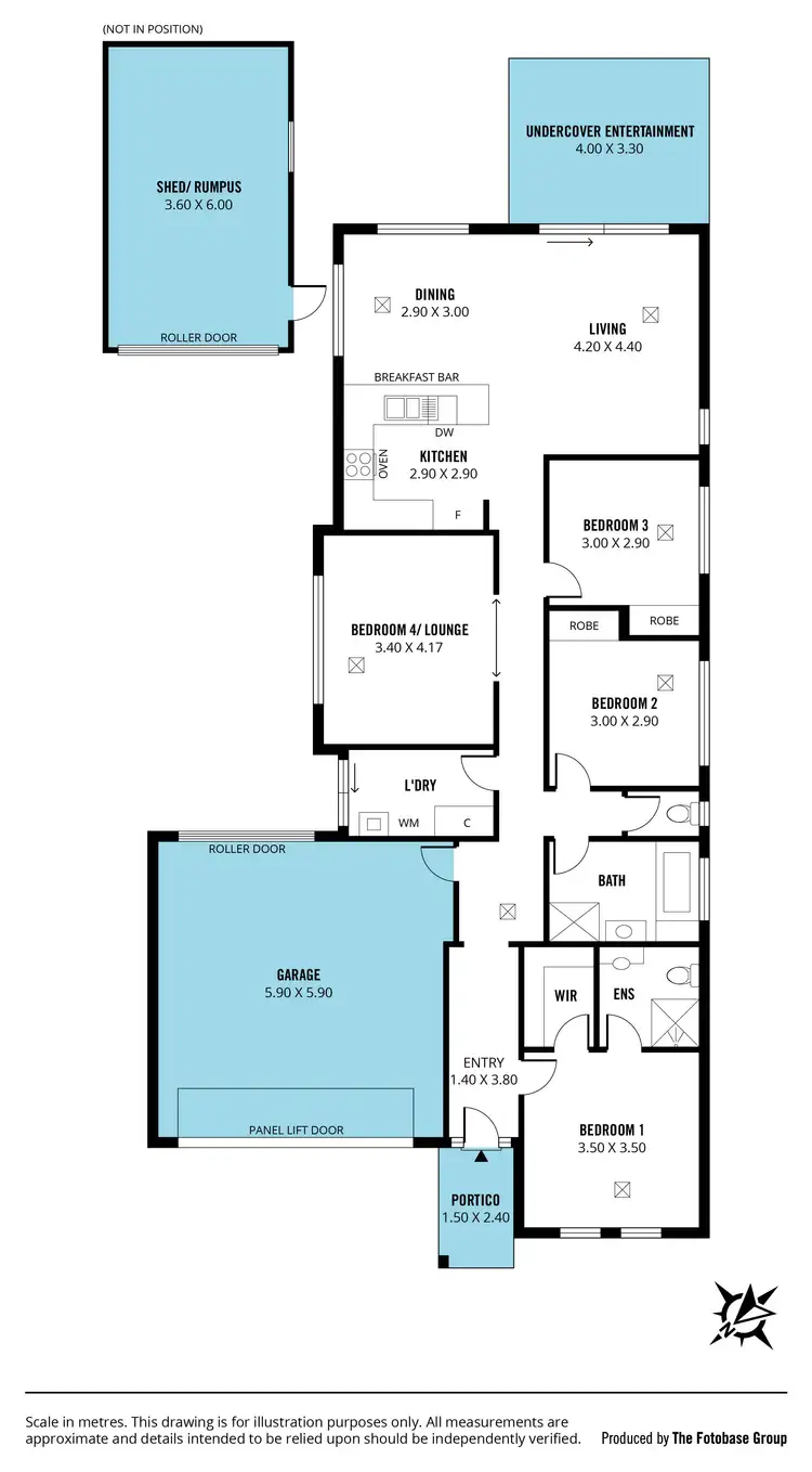 Floorplan of Homely house listing, 22 Serafino Drive, Noarlunga Downs SA 5168
