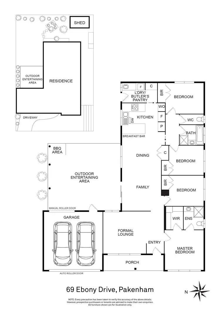 Floorplan of Homely house listing, 69 Ebony Drive, Pakenham VIC 3810