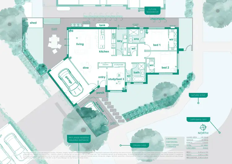 Floorplan of Homely house listing, 71 Dairymans Way, Bonshaw VIC 3352