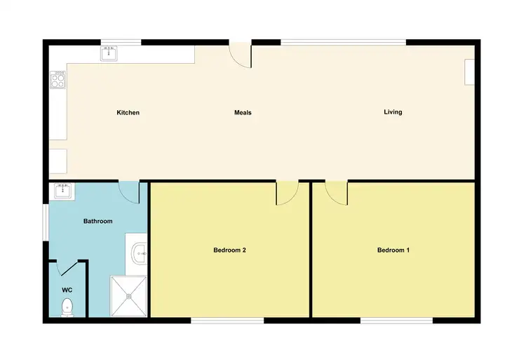 Floorplan of Homely house listing, 610 Scott Street, Buninyong VIC 3357