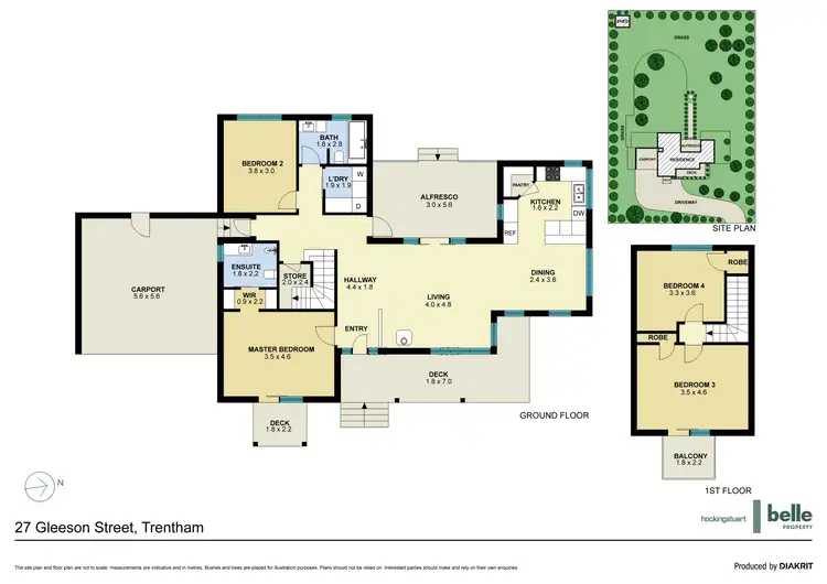 Floorplan of Homely house listing, 27 Gleeson Street, Trentham VIC 3458