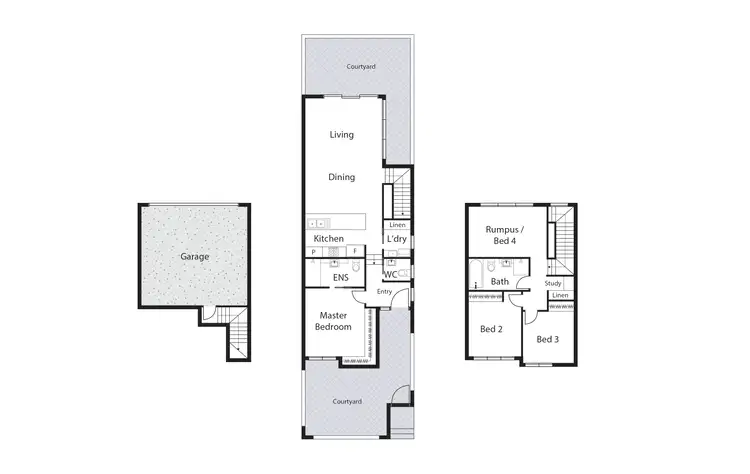 Floorplan of Homely townhouse listing, 20/18 Sellbach Street, Weston ACT 2611