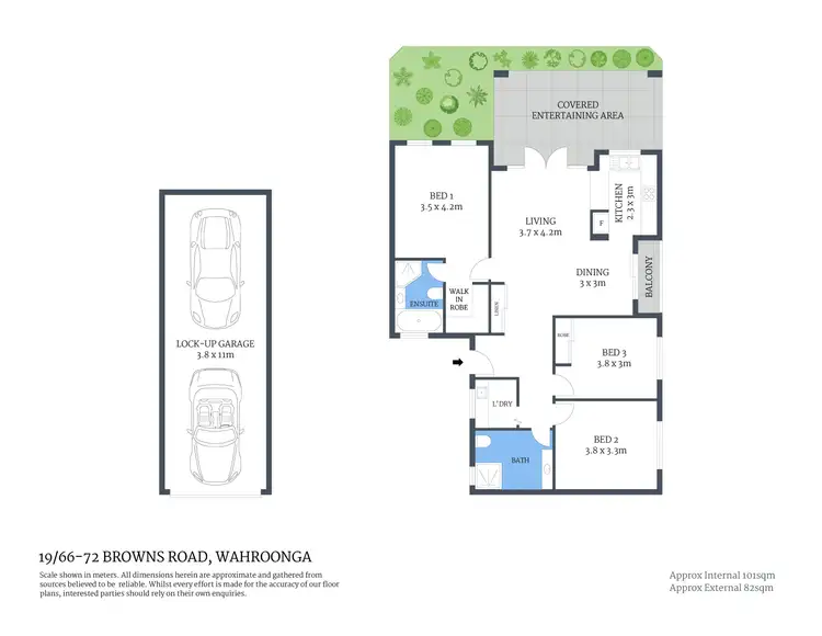 Floorplan of Homely apartment listing, 19/66-72 Browns Road, Wahroonga NSW 2076