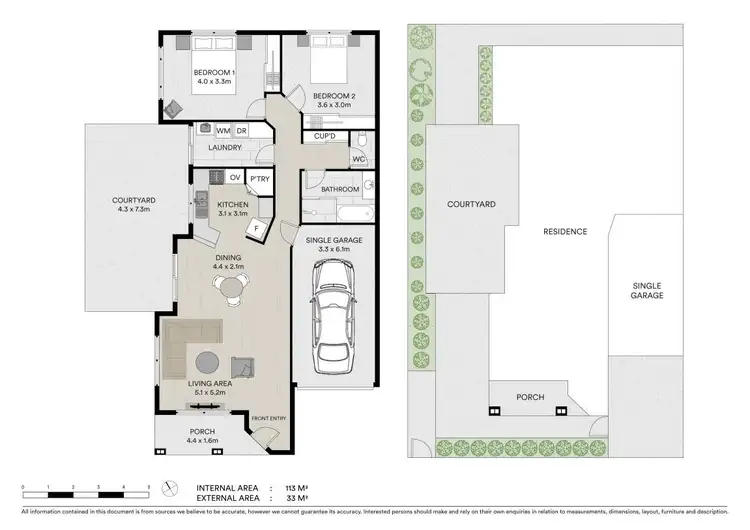 Floorplan of Homely villa listing, 2/5 Bond Lane, Ballina NSW 2478