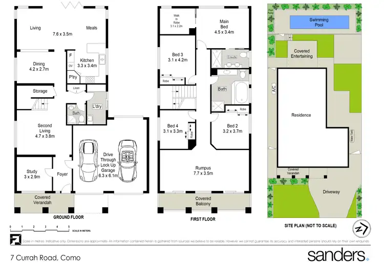 Floorplan of Homely house listing, 7 Currah Road, Como NSW 2226