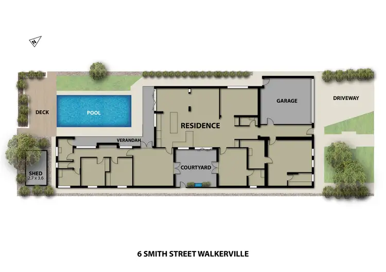 Floorplan of Homely house listing, 6 Smith Street, Walkerville SA 5081