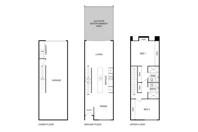 Floorplan of Homely townhouse listing, 30/1 Skuta Place, Denman Prospect ACT 2611