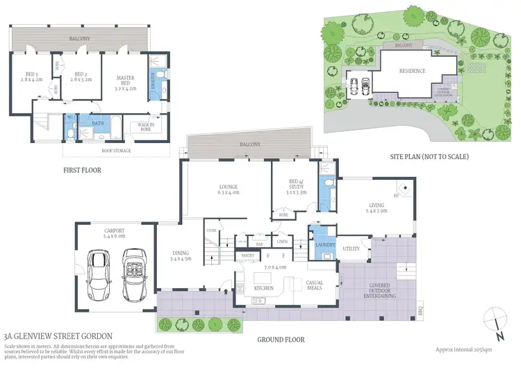 Floorplan of Homely house listing, 3A Glenview Street, Gordon NSW 2072