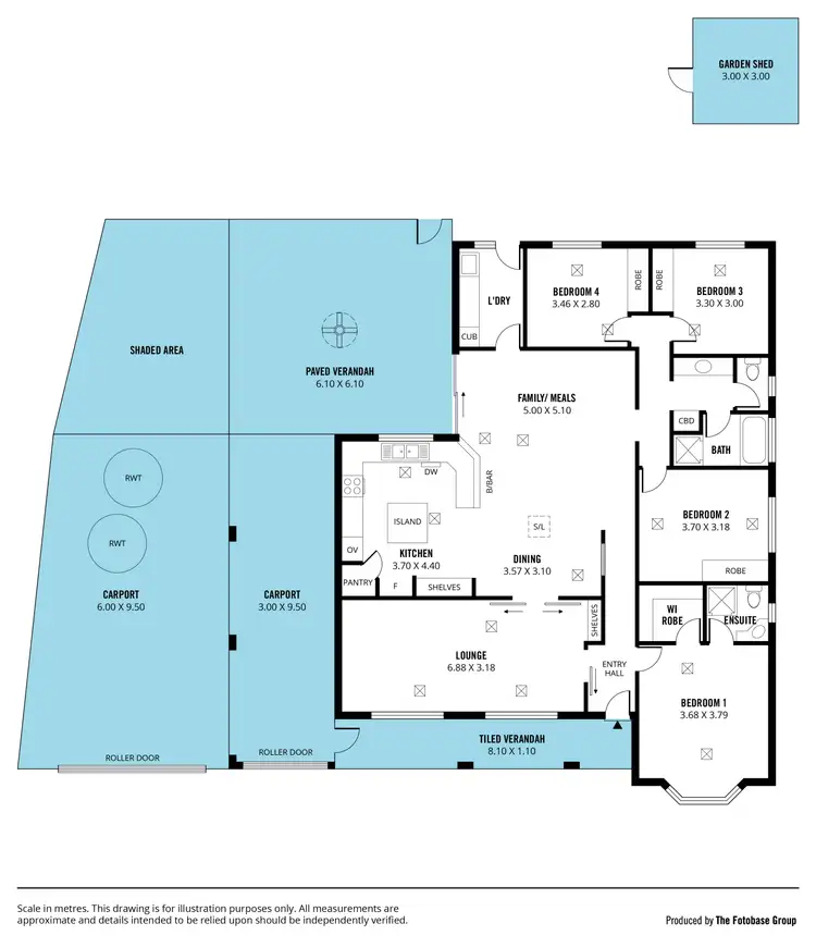 Floorplan of Homely house listing, 15 Mawson Circuit, Woodcroft SA 5162