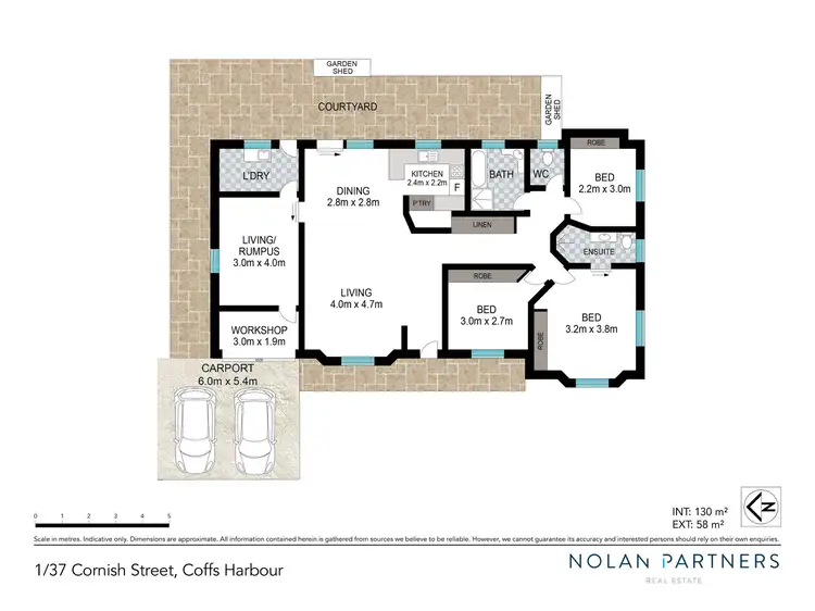Floorplan of Homely villa listing, 1/37 Cornish Street, Coffs Harbour NSW 2450