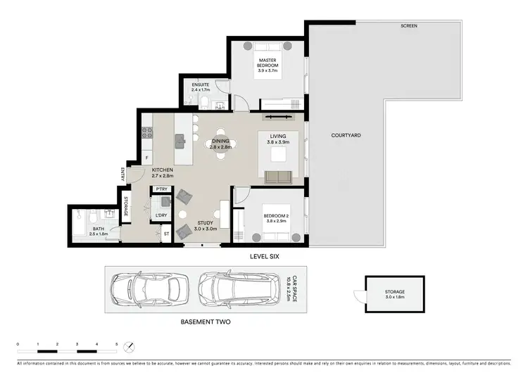 Floorplan of Homely apartment listing, 602/2 Mahroot Street, Botany NSW 2019