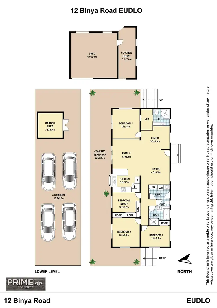 Floorplan of Homely house listing, 12 Binya Road, Eudlo QLD 4554