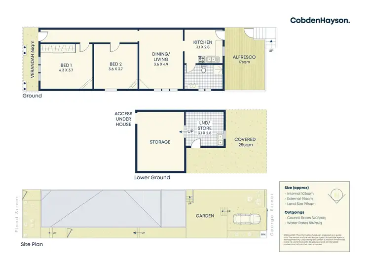 Floorplan of Homely house listing, 44 Flood Street, Leichhardt NSW 2040