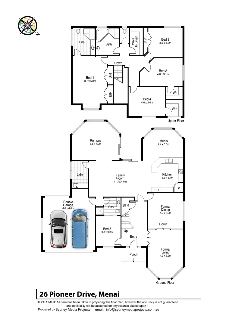 Floorplan of Homely house listing, 26 Pioneer Drive, Menai NSW 2234