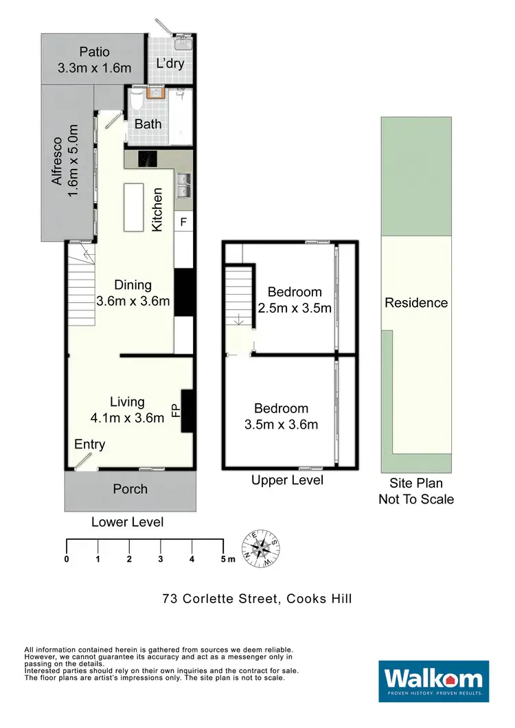 Floorplan of Homely house listing, 73 Corlette Street, Cooks Hill NSW 2300