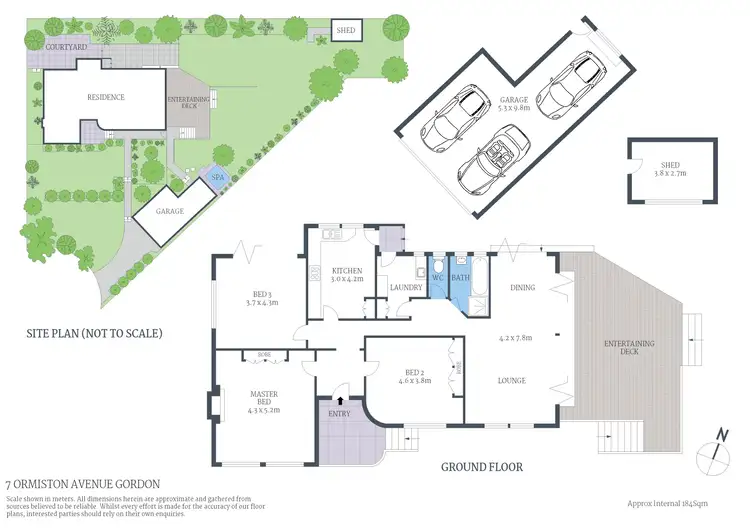 Floorplan of Homely house listing, 7 Ormiston Avenue, Gordon NSW 2072