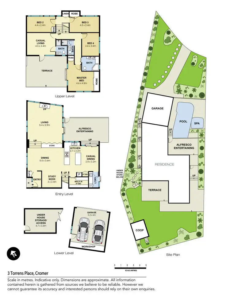 Floorplan of Homely house listing, 3 Torrens Place, Cromer NSW 2099