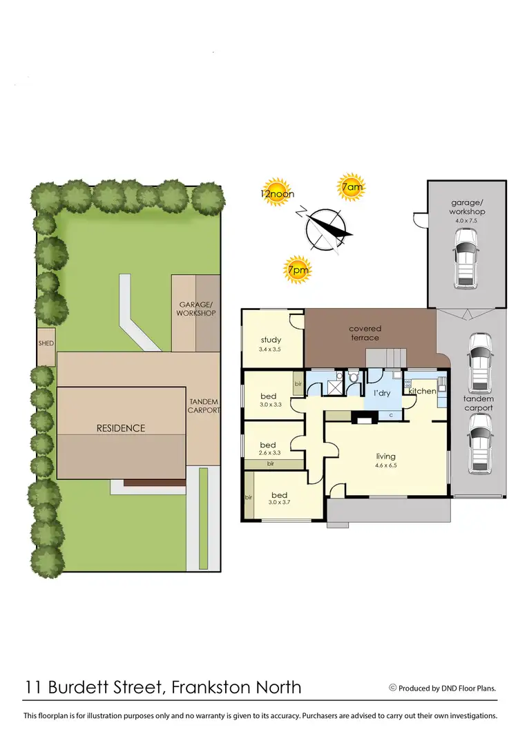 Floorplan of Homely house listing, 11 Burdett Street, Frankston North VIC 3200