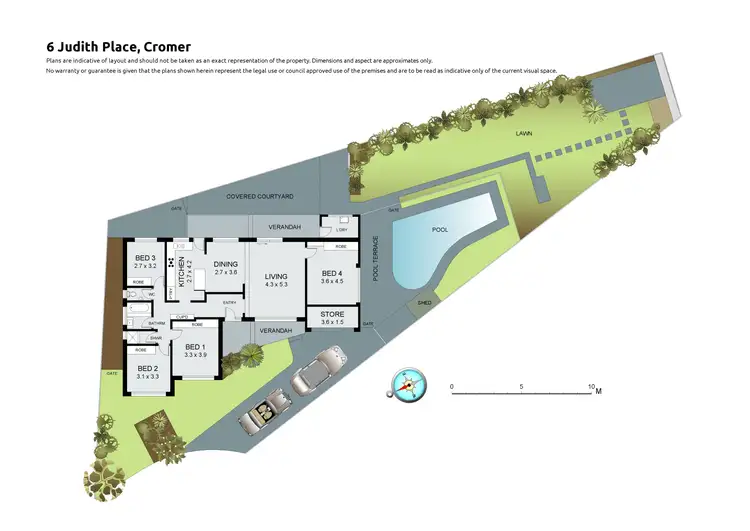 Floorplan of Homely house listing, 6 Judith Place, Cromer NSW 2099