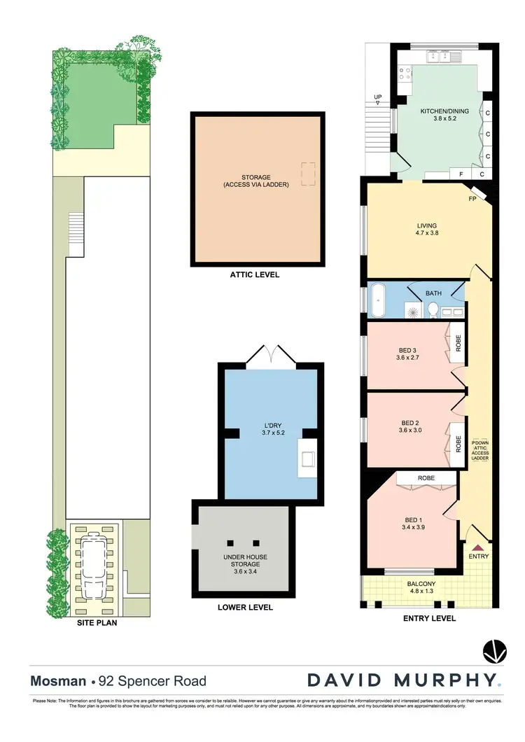 Floorplan of Homely house listing, 92 Spencer Road, Mosman NSW 2088