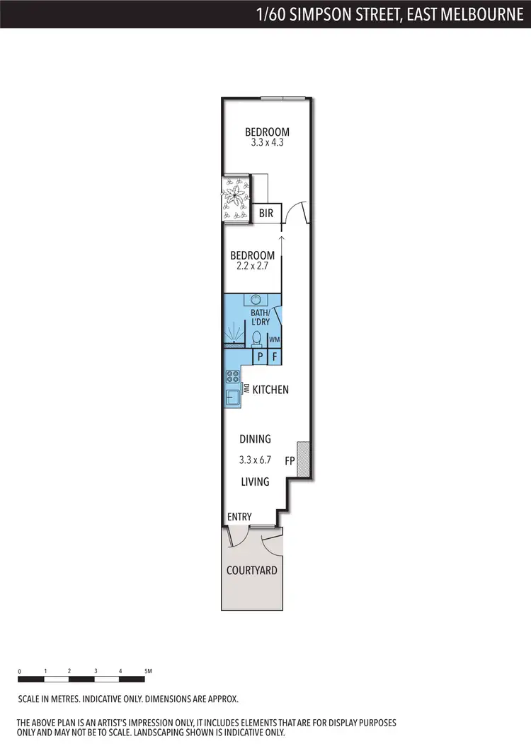 Floorplan of Homely apartment listing, G01/60 Simpson Street, East Melbourne VIC 3002