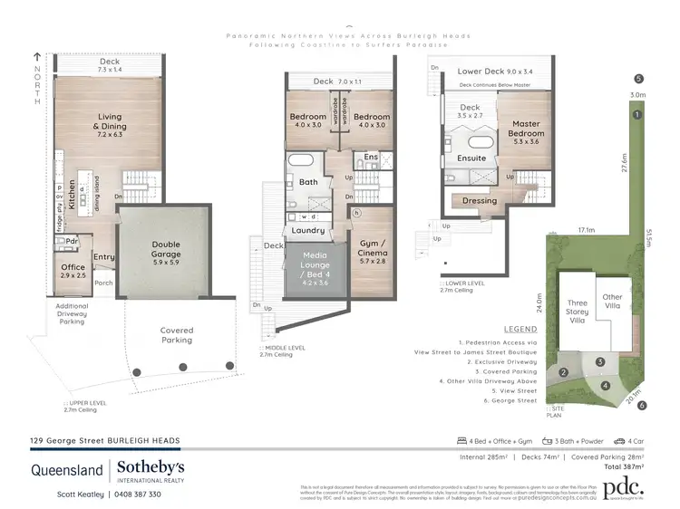 Floorplan of Homely house listing, 129 George Street, Burleigh Heads QLD 4220