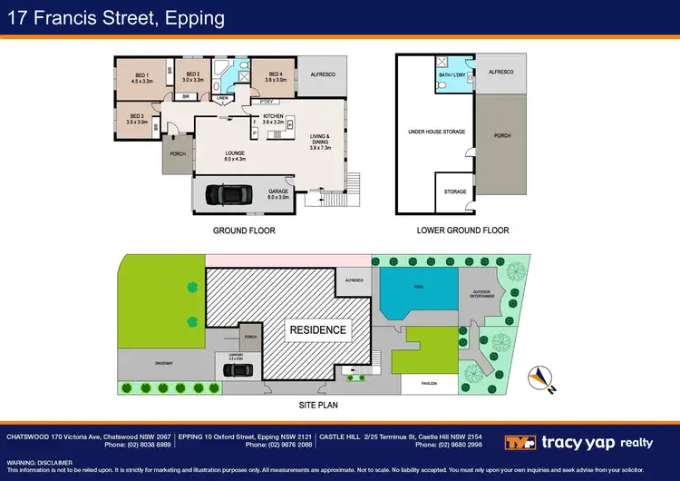 Floorplan of Homely house listing, 17 Francis Street, Epping NSW 2121