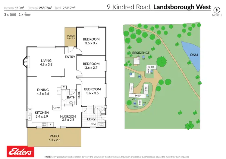 Floorplan of Homely house listing, 9 Kindred Road, Landsborough West VIC 3384