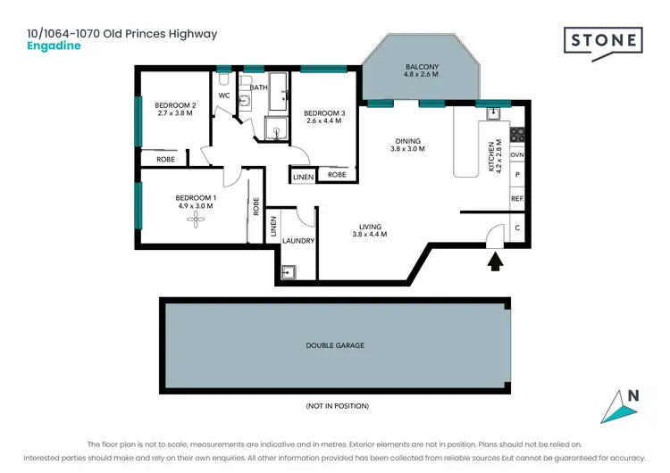 Floorplan of Homely unit listing, 10/1064-1070 Old Princes Highway, Engadine NSW 2233